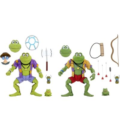 NECA Genghis & Rasputin Frog Action Figures - 18cm TMNT 2-Pack NECA Genghis & Rasputin Frog Action Figures - 18cm TMNT 2-Pack