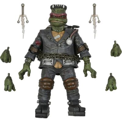 NECA Mostri Universali x Teenage Mutant Ninja Turtles Ultimate Raphael come Mostro di Frankenstein 18 cm NECA Mostri Universali x Teenage Mutant Ninja Turtles Ultimate Raphael come Mostro di Frankenstein 18 cm