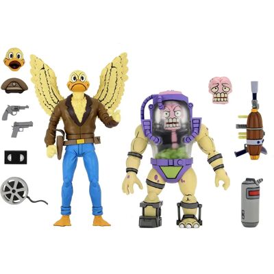NECA Teenage Mutant Ninja Turtles 2er-Set Aktion Figuren - Ace Duck & Mutagen Man NECA Teenage Mutant Ninja Turtles 2er-Set Aktion Figuren - Ace Duck & Mutagen Man