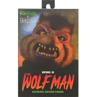 NECA Raphael Wolfman Actionfigur - Universal Monsters x Turtles NECA Raphael Wolfman Actionfigur - Universal Monsters x Turtles