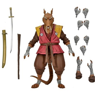 Figurine d'action NECA Ultimate Splinter - Tortues Ninja - Publicité Figurine d'action NECA Ultimate Splinter - Tortues Ninja - Publicité