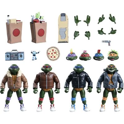 Action Figures Teenage Mutant Ninja Turtles - Set da 4 di NECA Action Figures Teenage Mutant Ninja Turtles - Set da 4 di NECA
