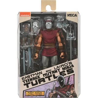 Figura de acción Teenage Mutant Ninja Turtles - Mirage Comics - Colores Clásicos de Foot Ninja - NECA Figura de acción Teenage Mutant Ninja Turtles - Mirage Comics - Colores Clásicos de Foot Ninja - NECA