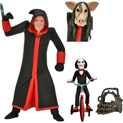 Neca Jigsaw Killer & Billy Tricycle Figura de Acción - Colección Horror Neca Jigsaw Killer & Billy Tricycle Figura de Acción - Colección Horror