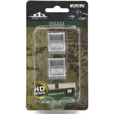 Miniatures Wizkids Deep Cuts - Coffres - Jeu de rôle - Publicité Miniatures Wizkids Deep Cuts - Coffres - Jeu de rôle - Publicité