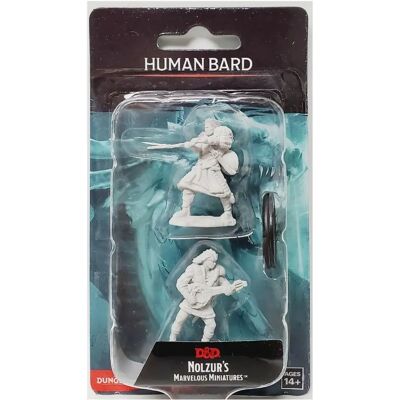 Wizkids Nolzur Mum Human Male Bard - Miniature en résine, Pré-peinte, Fantastique - Publicité Wizkids Nolzur Mum Human Male Bard - Miniature en résine, Pré-peinte, Fantastique - Publicité