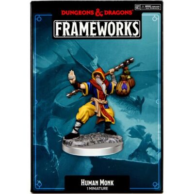 WizKids Human Monk - Miniature Model Kit - Dungeons & Dragons Frameworks WizKids Human Monk - Miniature Model Kit - Dungeons & Dragons Frameworks