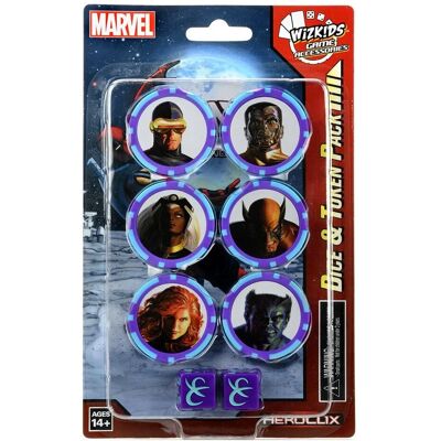Wizkids Marvel HeroClix X-Men Rise and Fall Dice and Token Pack - Miniatures Game Set Wizkids Marvel HeroClix X-Men Rise and Fall Dice and Token Pack - Miniatures Game Set
