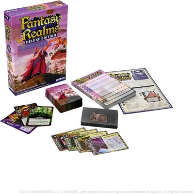 Wiz Kids LLC Fantasy Realms Édition Deluxe - Jeu de Société, Extension, Protège-cartes - Publicité Wiz Kids LLC Fantasy Realms Édition Deluxe - Jeu de Société, Extension, Protège-cartes - Publicité