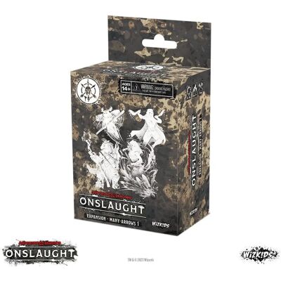 Wizkids Dungeons & Dragons Onslaught : Extension Many-Arrows - Jeu de plateau - Publicité Wizkids Dungeons & Dragons Onslaught : Extension Many-Arrows - Jeu de plateau - Publicité