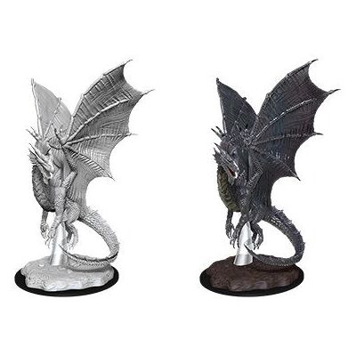 Figurine de collection WizKids 90036 - Jeune Dragon d'argent - Publicité Figurine de collection WizKids 90036 - Jeune Dragon d'argent - Publicité