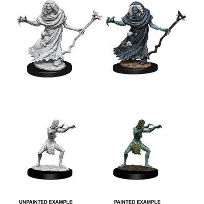 WizKids 90072 Unpainted D&D Miniatures - Sea Hag & Bheur Hag WizKids 90072 Unpainted D&D Miniatures - Sea Hag & Bheur Hag