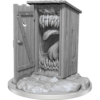 Miniatures WizKids Mimic Géant - Figures non peintes D&D - Publicité Miniatures WizKids Mimic Géant - Figures non peintes D&D - Publicité