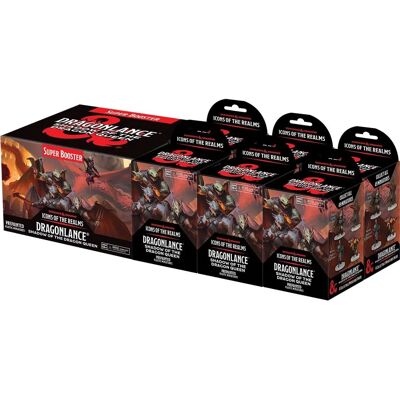 Wizkids D&D Icons Of The Realms: Dragonlance - Shadow Dragon Queen Booster Brick - Publicité Wizkids D&D Icons Of The Realms: Dragonlance - Shadow Dragon Queen Booster Brick - Publicité