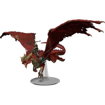WizKids 96225 Red Dragon & Kensaldi Miniature - D&D Icons of the Realms WizKids 96225 Red Dragon & Kensaldi Miniature - D&D Icons of the Realms