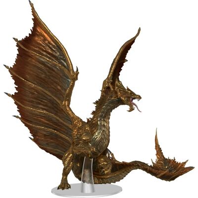 Figurine Collectible WizKids 96228 Dragon en Laiton - D&D Miniature - Publicité Figurine Collectible WizKids 96228 Dragon en Laiton - D&D Miniature - Publicité