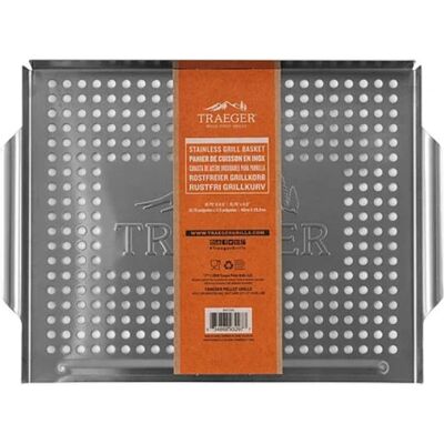Panier de Cuisson en Acier Inoxydable Traeger - 29x40cm - Accessoire Barbecue - Publicité Panier de Cuisson en Acier Inoxydable Traeger - 29x40cm - Accessoire Barbecue - Publicité