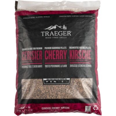 Traeger Kersenhouten Pellet - 9kg - Barbecue Accessoire Traeger Kersenhouten Pellet - 9kg - Barbecue Accessoire