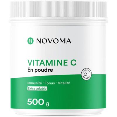 Novoma Vitamine C en Poudre 500g - Immunité & Vitalité - Publicité Novoma Vitamine C en Poudre 500g - Immunité & Vitalité - Publicité