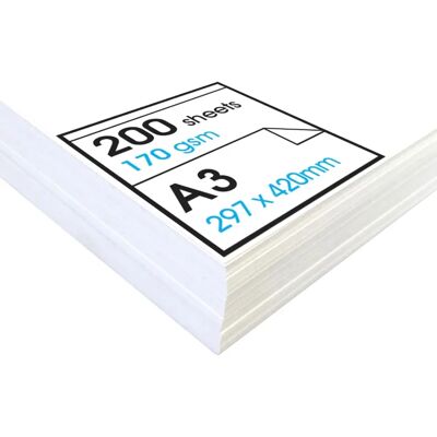 Artway Studio - Säurefreies Zeichenpapier - A3 - 200 Blatt - Trockenkunst Artway Studio - Säurefreies Zeichenpapier - A3 - 200 Blatt - Trockenkunst