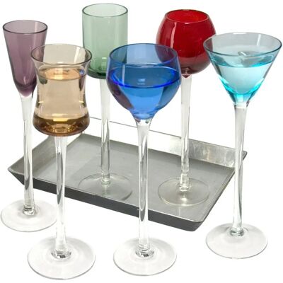 Ensemble de 7 pièces Artland - Verres à liqueur à long stem - Publicité Ensemble de 7 pièces Artland - Verres à liqueur à long stem - Publicité