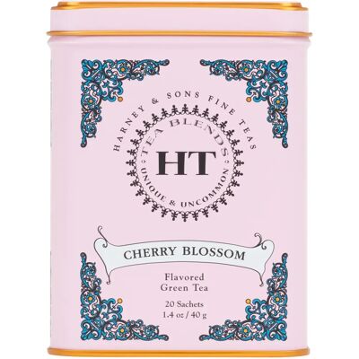 Harney & Sons Zelený čaj s květem třešně - 20 sáčků Harney & Sons Zelený čaj s květem třešně - 20 sáčků