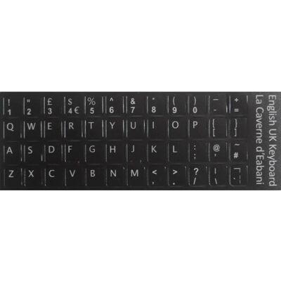 SIMPLETEK - Keyboard Stickers - Noir - Keyboard Stickers - Publicité SIMPLETEK - Keyboard Stickers - Noir - Keyboard Stickers - Publicité