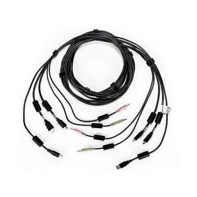 Vertiv CBL0129 KVM cable - Black - KVM cable - 3m Vertiv CBL0129 KVM cable - Black - KVM cable - 3m