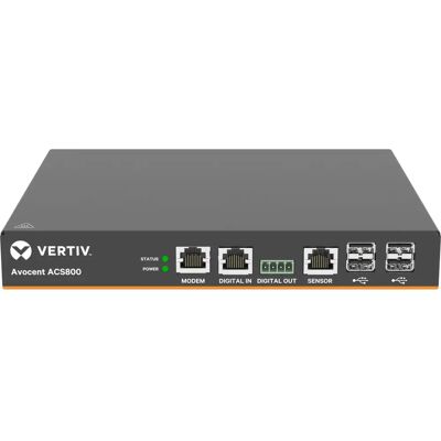 Vertiv Avocent ACS804MEAC-404 Konsol-Server - 4 Ports - Gigabit Ethernet Vertiv Avocent ACS804MEAC-404 Konsol-Server - 4 Ports - Gigabit Ethernet