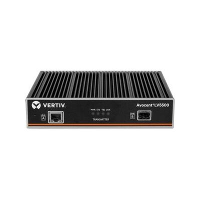Vertiv Avocent LV5500T KVM extender - Wired, 4000m, DisplayPort, USB, Black Vertiv Avocent LV5500T KVM extender - Wired, 4000m, DisplayPort, USB, Black