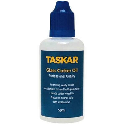 Taskar Óleo de corte para vidro - 50ml - Qualidade profissional Taskar Óleo de corte para vidro - 50ml - Qualidade profissional