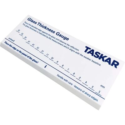 Medidor de espessura de vidro Taskar - Ferramenta de medição 2-25mm Medidor de espessura de vidro Taskar - Ferramenta de medição 2-25mm