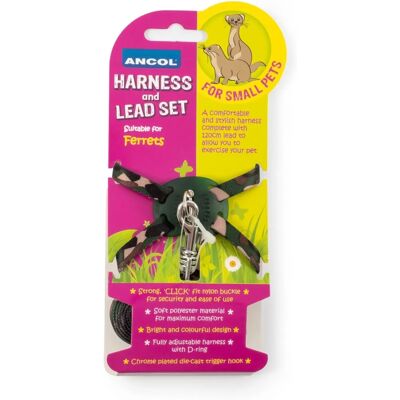 Harnais et Laisse pour Furet Ancol - Harnais pour Animaux Harnais et Laisse pour Furet Ancol - Harnais pour Animaux