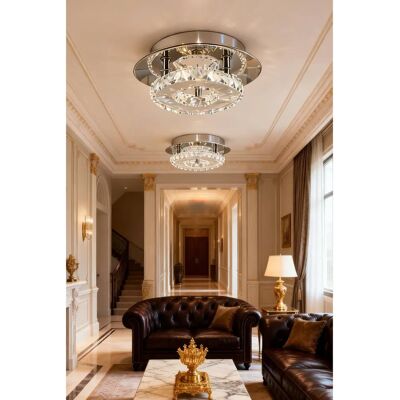 Livingandhome - Modern Small Crystal LED - Crystal Livingandhome - Modern Small Crystal LED - Crystal