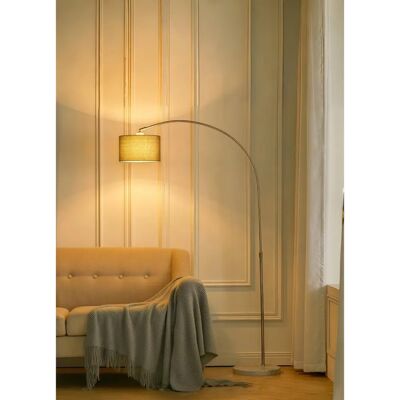 Unknown - Arched Floor Lamp - Marble base - Floor Lamp Unknown - Arched Floor Lamp - Marble base - Floor Lamp