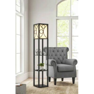 Unknown - Floor Lamp with Storage Shelf - Floor Lamp Unknown - Floor Lamp with Storage Shelf - Floor Lamp