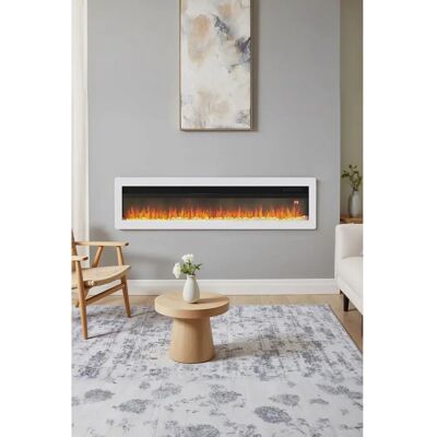Unknown - 50-Inch Electric Fireplace - One Size - Electric Fireplace Unknown - 50-Inch Electric Fireplace - One Size - Electric Fireplace