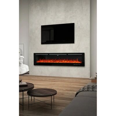 Living and Home - 70-inch wall-mounted - Electric fireplace Living and Home - 70-inch wall-mounted - Electric fireplace