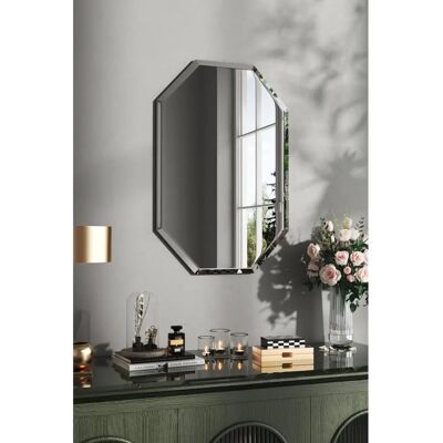 Living and Home - Beveled Edge Wall Mirror - One Size - Wall Mirror Living and Home - Beveled Edge Wall Mirror - One Size - Wall Mirror