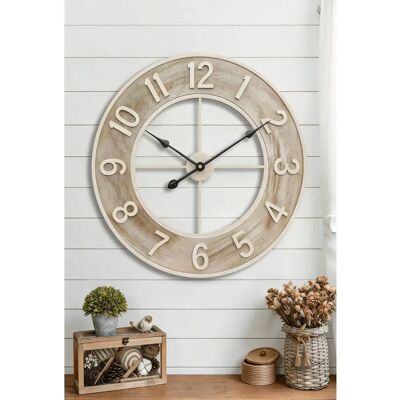 Blackwell - D60Cm - Gold - Wood Grain Dial - Wall Clock Blackwell - D60Cm - Gold - Wood Grain Dial - Wall Clock