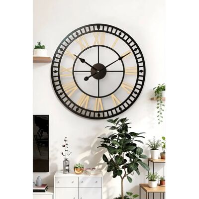 Byrle - D80Cm - Black - 80cm - Wall clock Byrle - D80Cm - Black - 80cm - Wall clock