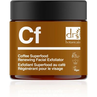 Dr Botanicals - Coffee Superfood Renewing Facial Exfoliator - 50 ml - Para Mujeres - Facial Exfoliator Dr Botanicals - Coffee Superfood Renewing Facial Exfoliator - 50 ml - Para Mujeres - Facial Exfoliator