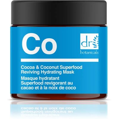 Dr Botanicals Cocoa & Coconut Superfood Reviving Hydrating Mask - Masque facial - Publicité Dr Botanicals Cocoa & Coconut Superfood Reviving Hydrating Mask - Masque facial - Publicité