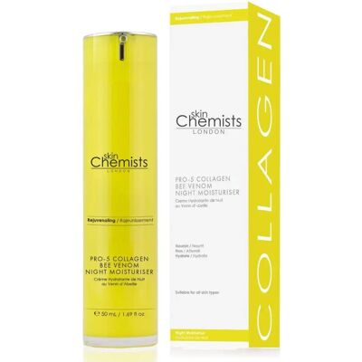 Skinchemists Pro-5 Kollagen Bienengift Nacht Feuchtigkeitscreme Skinchemists Pro-5 Kollagen Bienengift Nacht Feuchtigkeitscreme