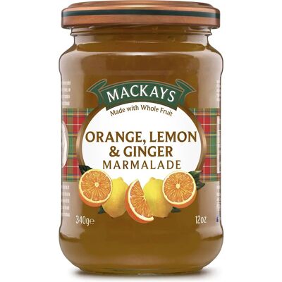 Mackays - Omena-Sitruuna-Inkivääri Marmeladi - 340g - Orange-Lemon-Ginger - Jam Mackays - Omena-Sitruuna-Inkivääri Marmeladi - 340g - Orange-Lemon-Ginger - Jam