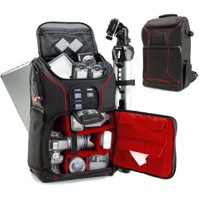 Sac à dos USA GEAR S17 - Rouge et Noir - Publicité Sac à dos USA GEAR S17 - Rouge et Noir - Publicité