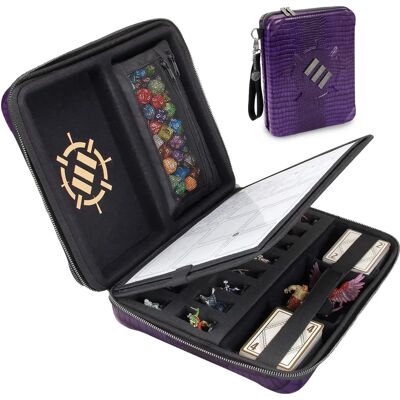 Enhance C200PREW - Étui organisateur violet pour RPG - Compartiments pour dés, figurines, cartes - Publicité Enhance C200PREW - Étui organisateur violet pour RPG - Compartiments pour dés, figurines, cartes - Publicité