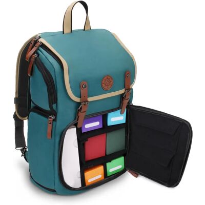 Sac à dos vert Enhance TCG Series - Rangement pour cartes et accessoires - Publicité Sac à dos vert Enhance TCG Series - Rangement pour cartes et accessoires - Publicité