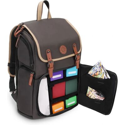 Sac à dos gris Enhance - Compartiments pour cartes - Protection pluie - Sac polyvalent - Sac à dos ou épaule - Publicité Sac à dos gris Enhance - Compartiments pour cartes - Protection pluie - Sac polyvalent - Sac à dos ou épaule - Publicité
