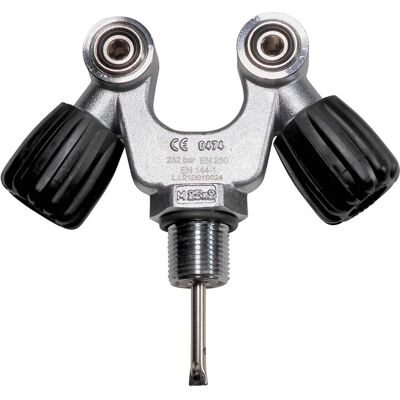 Valvola Inox Tecnomar a doppio outlet M25 - Valvola Valvola Inox Tecnomar a doppio outlet M25 - Valvola